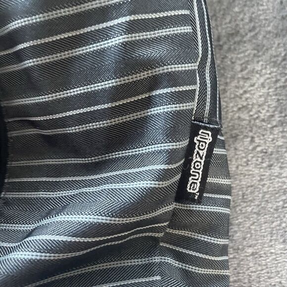 RIPZONE Snow Jacket Youth Small Grey Striped Core 5000MM FLEECE Lined Hooded Ski - Picture 13 of 16